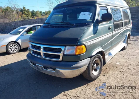 1999 Dodge Ram Van 1500 Commercial/Conversion из США, поврежденный, VIN 2B6HB11Y0XK563702